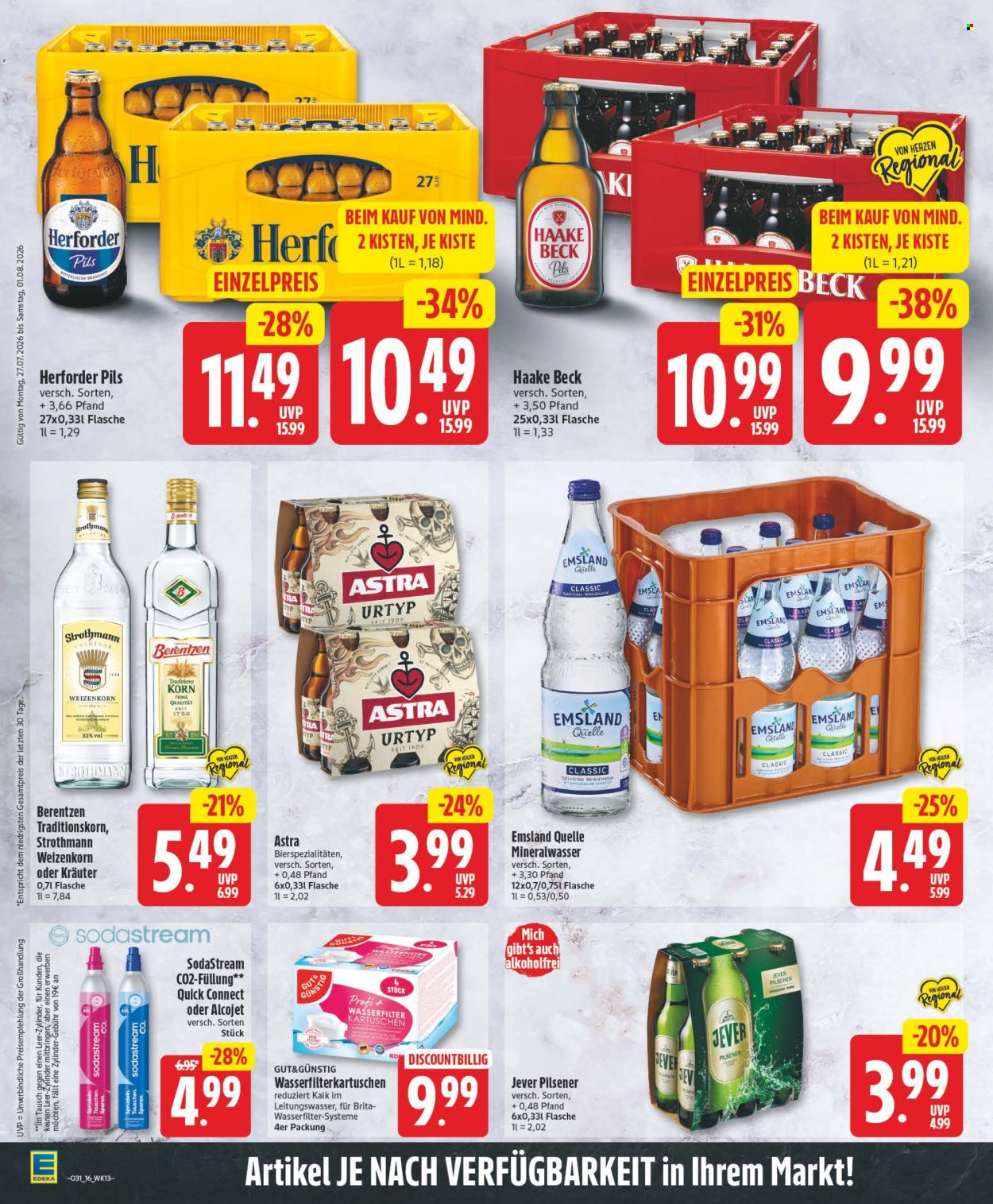 Leták Edeka - 27.7.2026 - 1.8.2026. Strana 16