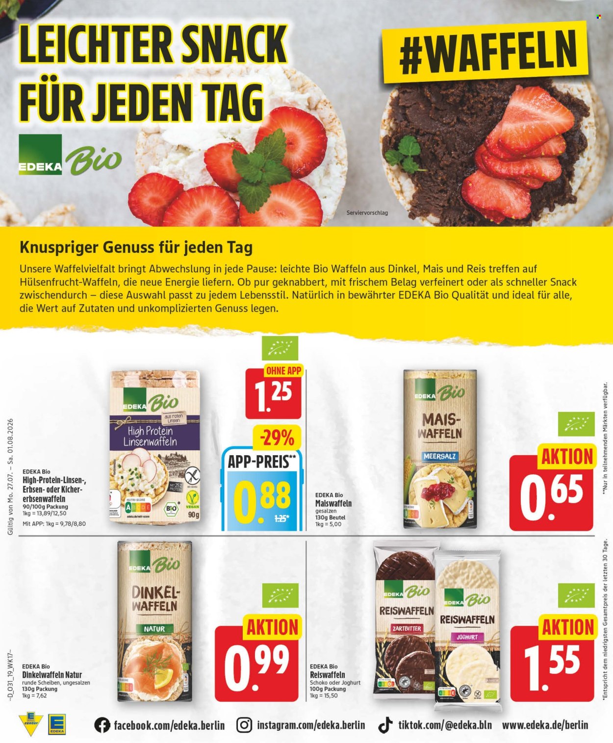 Leták Edeka - 27.7.2026 - 1.8.2026. Strana 19