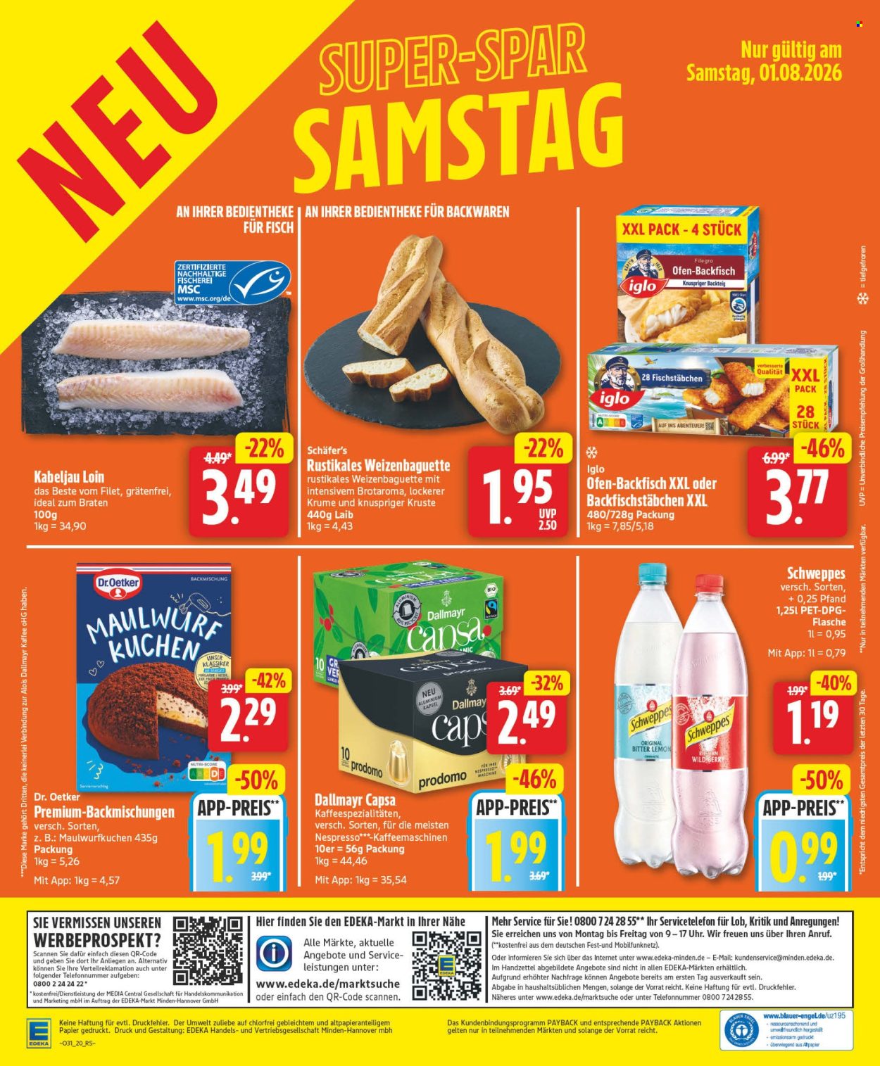 Leták Edeka - 27.7.2026 - 1.8.2026. Strana 20