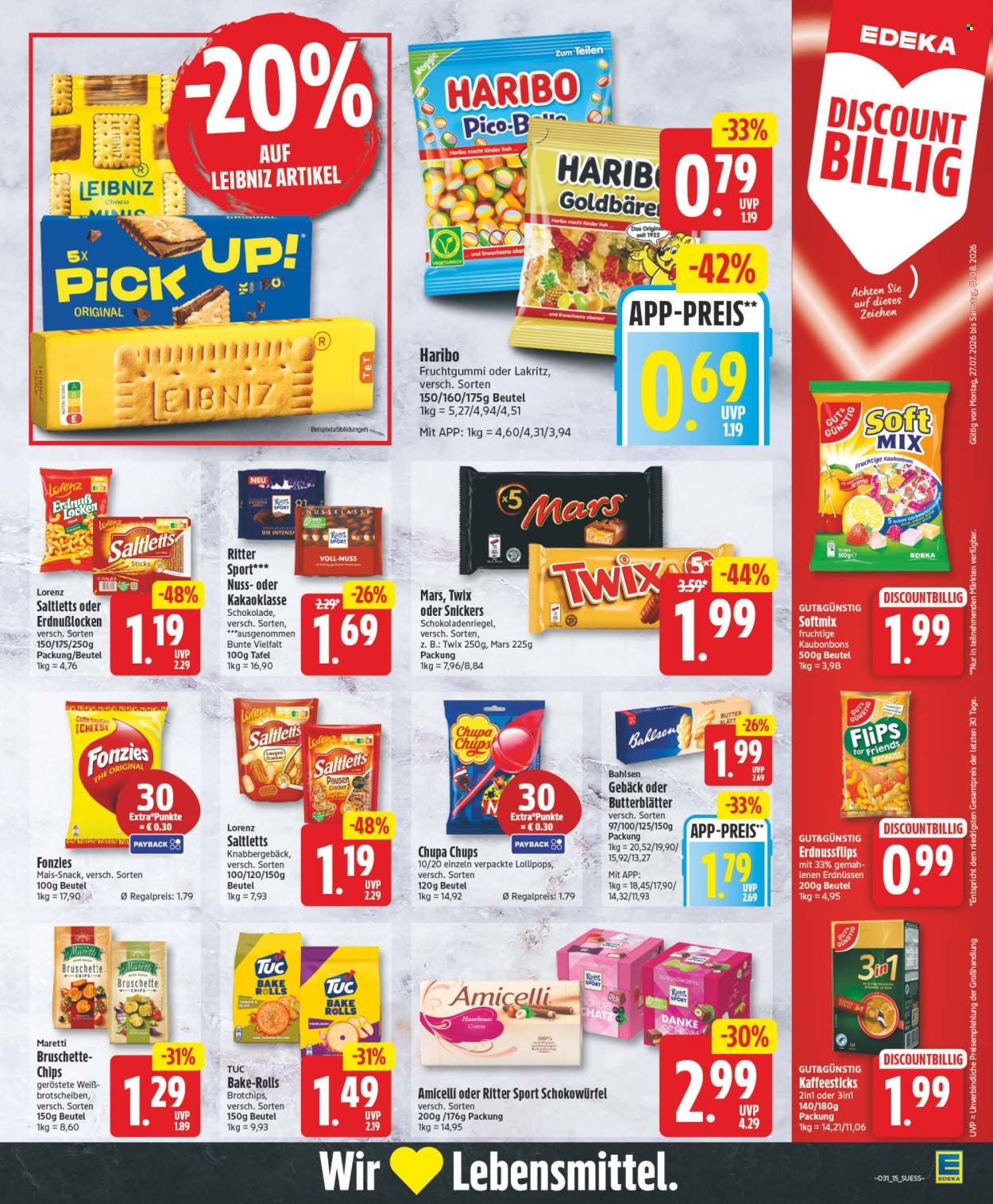 Leták Edeka - 27.7.2026 - 1.8.2026. Strana 15