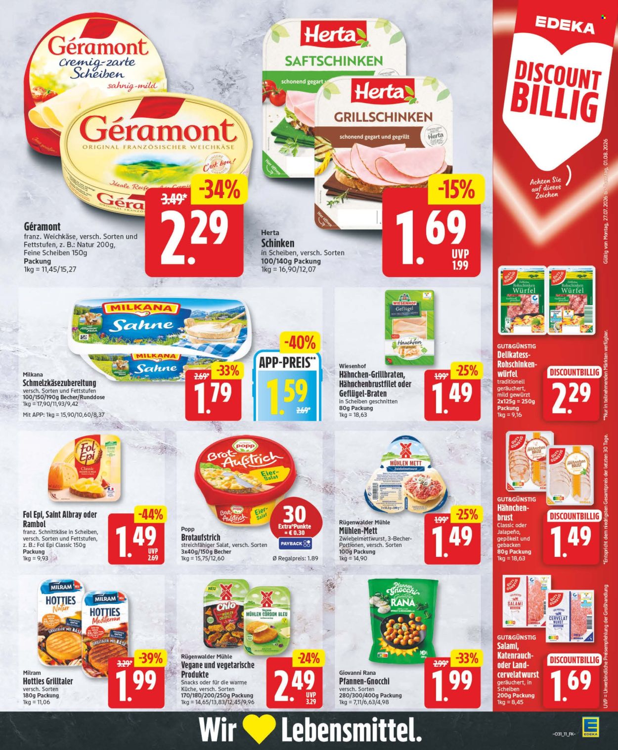 Leták Edeka - 27.7.2026 - 1.8.2026. Strana 11
