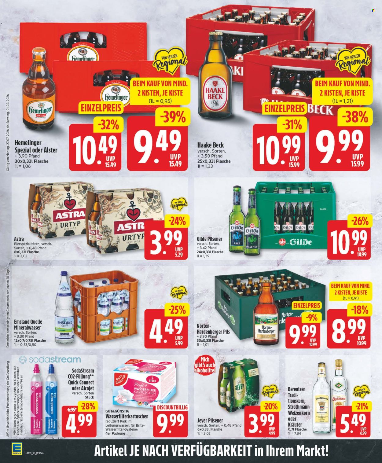 Leták Edeka - 27.7.2026 - 1.8.2026. Strana 16