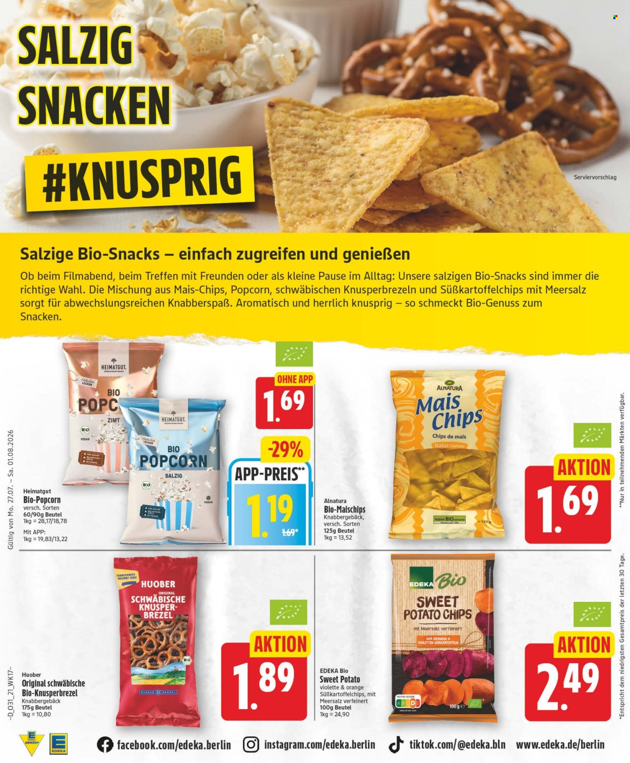 Leták Edeka - 27.7.2026 - 1.8.2026. Strana 21