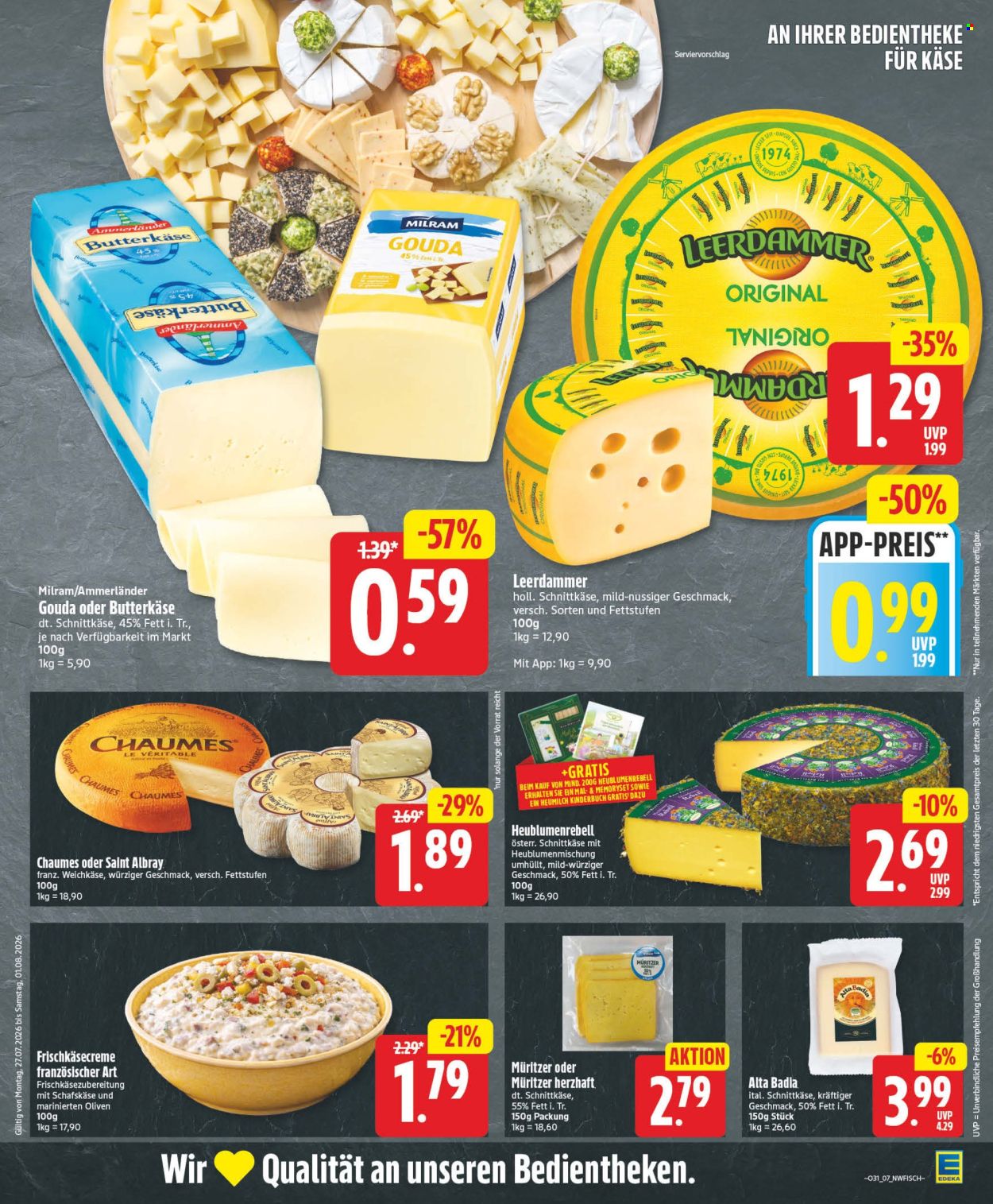 Leták Edeka - 27.7.2026 - 1.8.2026. Strana 7
