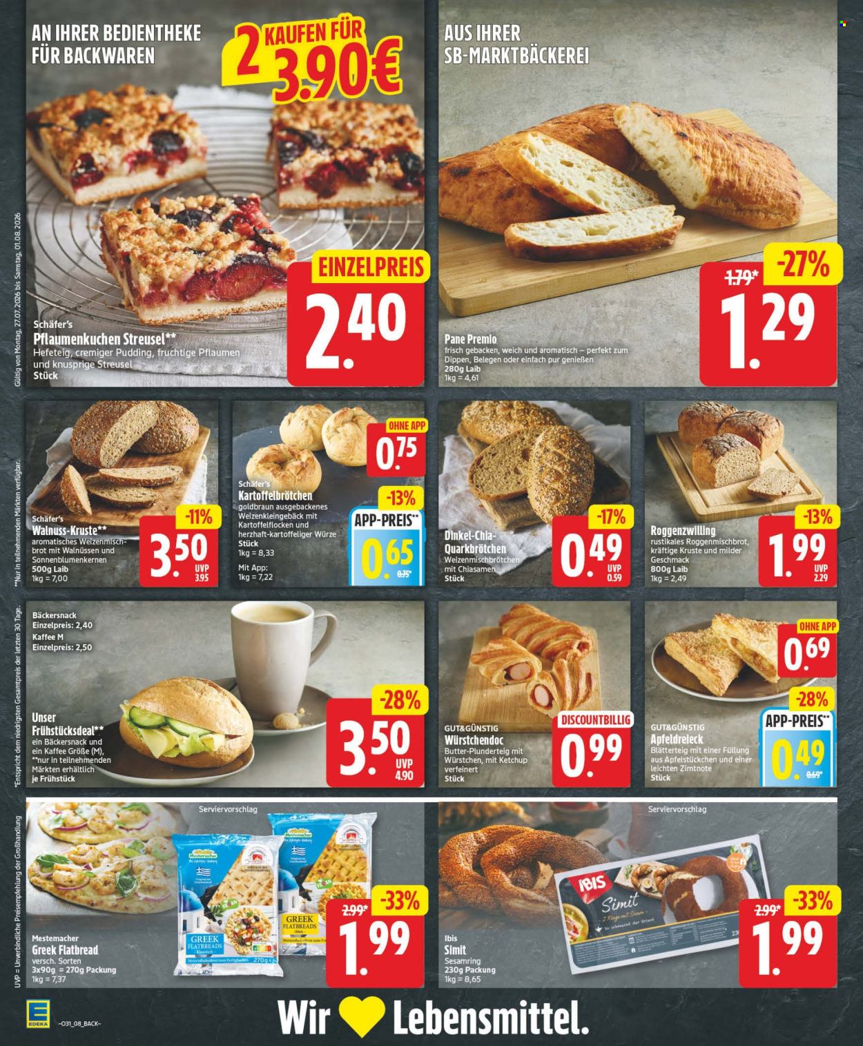 Leták Edeka - 27.7.2026 - 1.8.2026. Strana 8