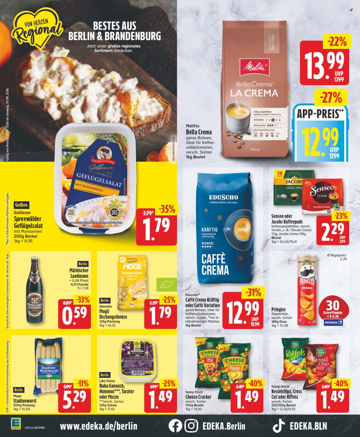 Leták Edeka - 27.7.2026 - 1.8.2026. Strana 14