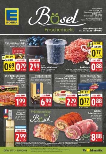 Leták Edeka - 27.7.2026 - 1.8.2026.