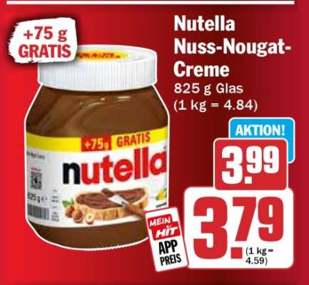 Nutella Nuss-Nougat-Creme
