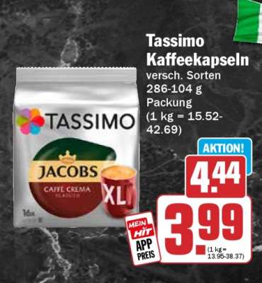 Tassimo Kaffeekapseln
