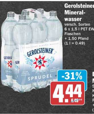 Gerolsteiner Mineralwasser