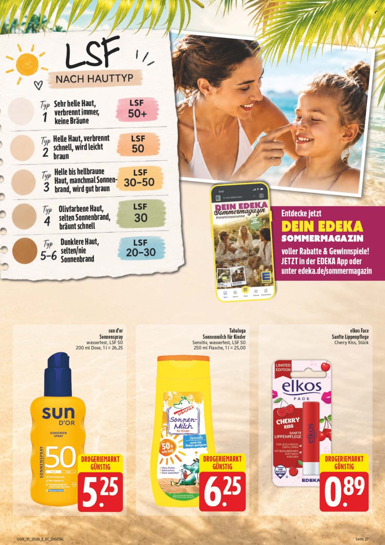 Leták Edeka - 27.7.2026 - 1.8.2026. Strana 29