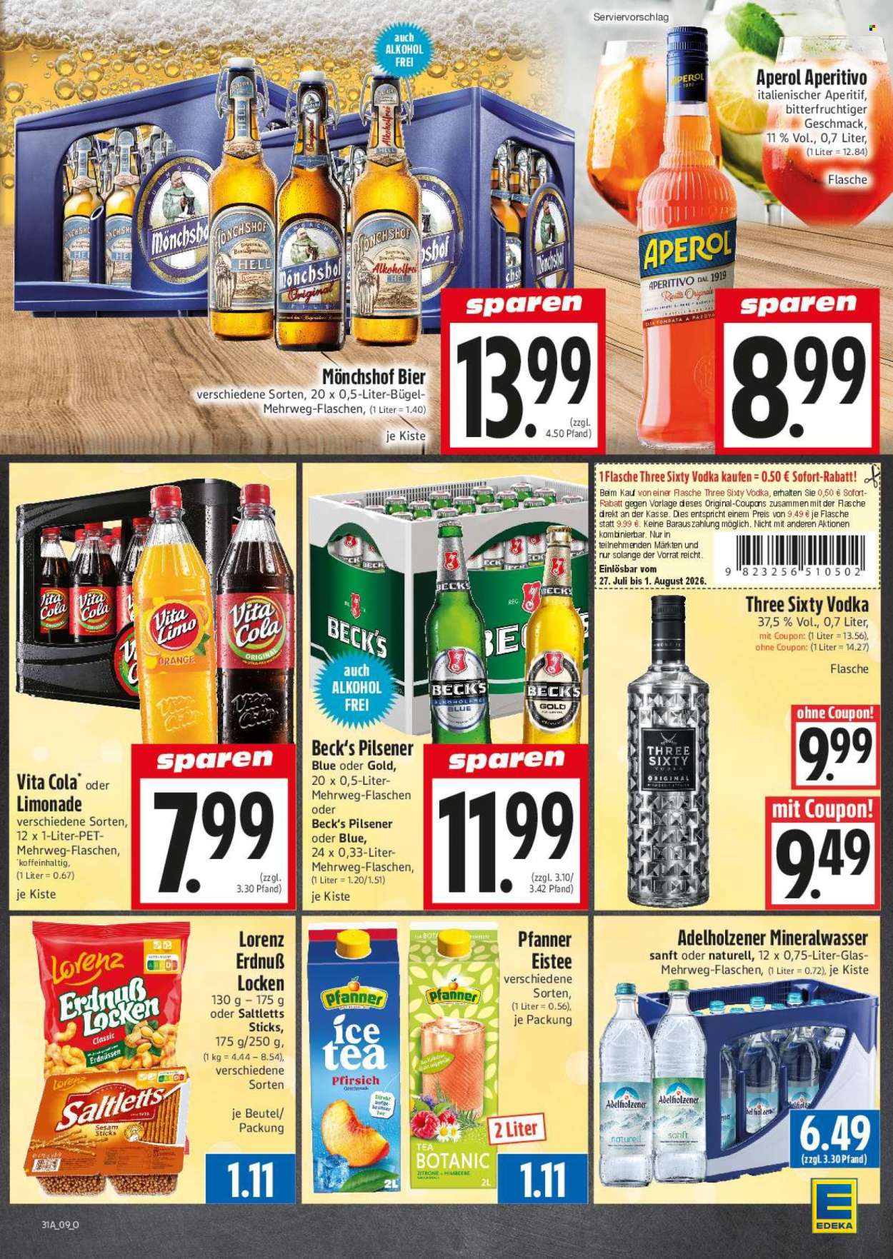 Leták Edeka - 27.7.2026 - 1.8.2026. Strana 9