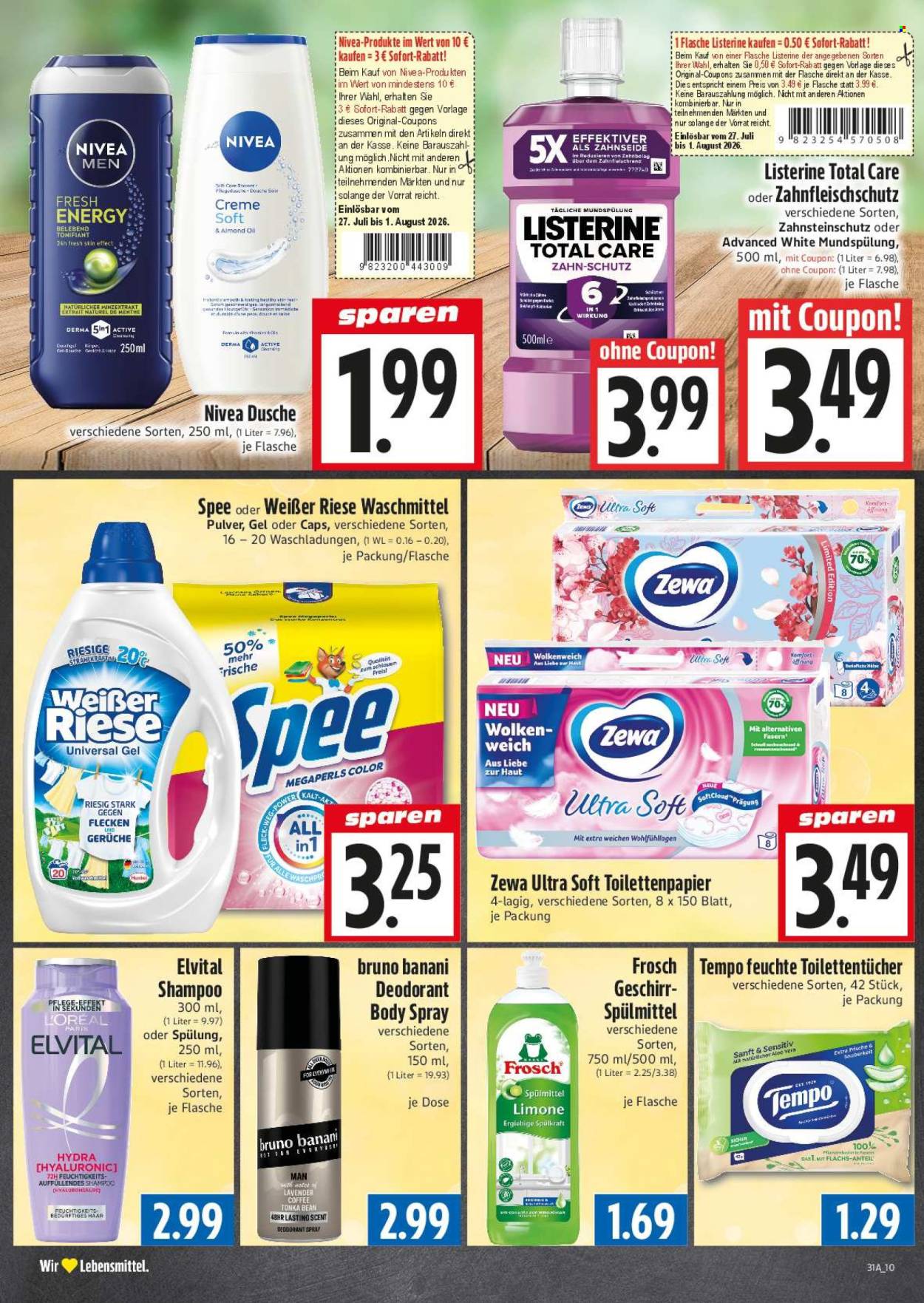 Leták Edeka - 27.7.2026 - 1.8.2026. Strana 10