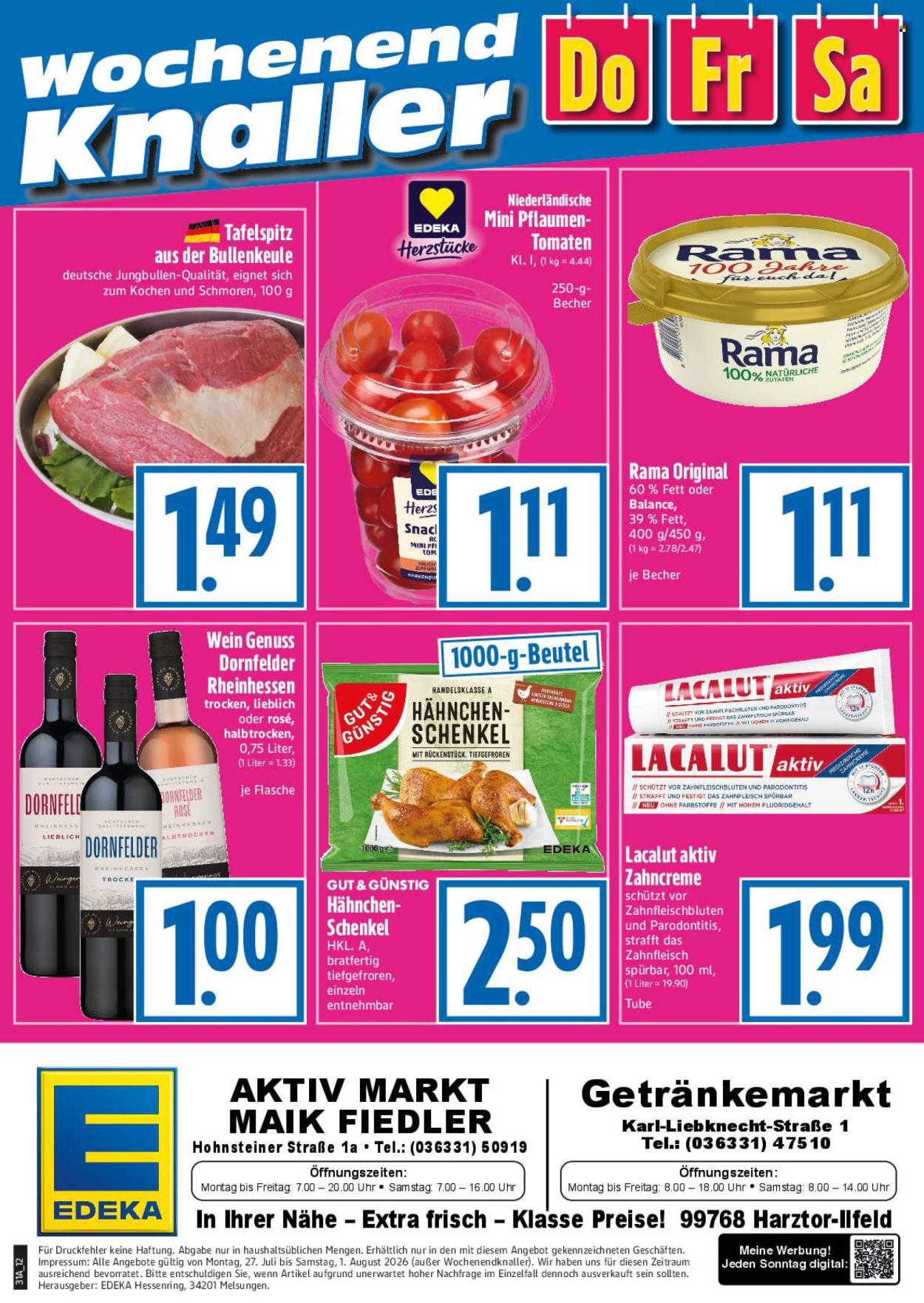 Leták Edeka - 27.7.2026 - 1.8.2026. Strana 12