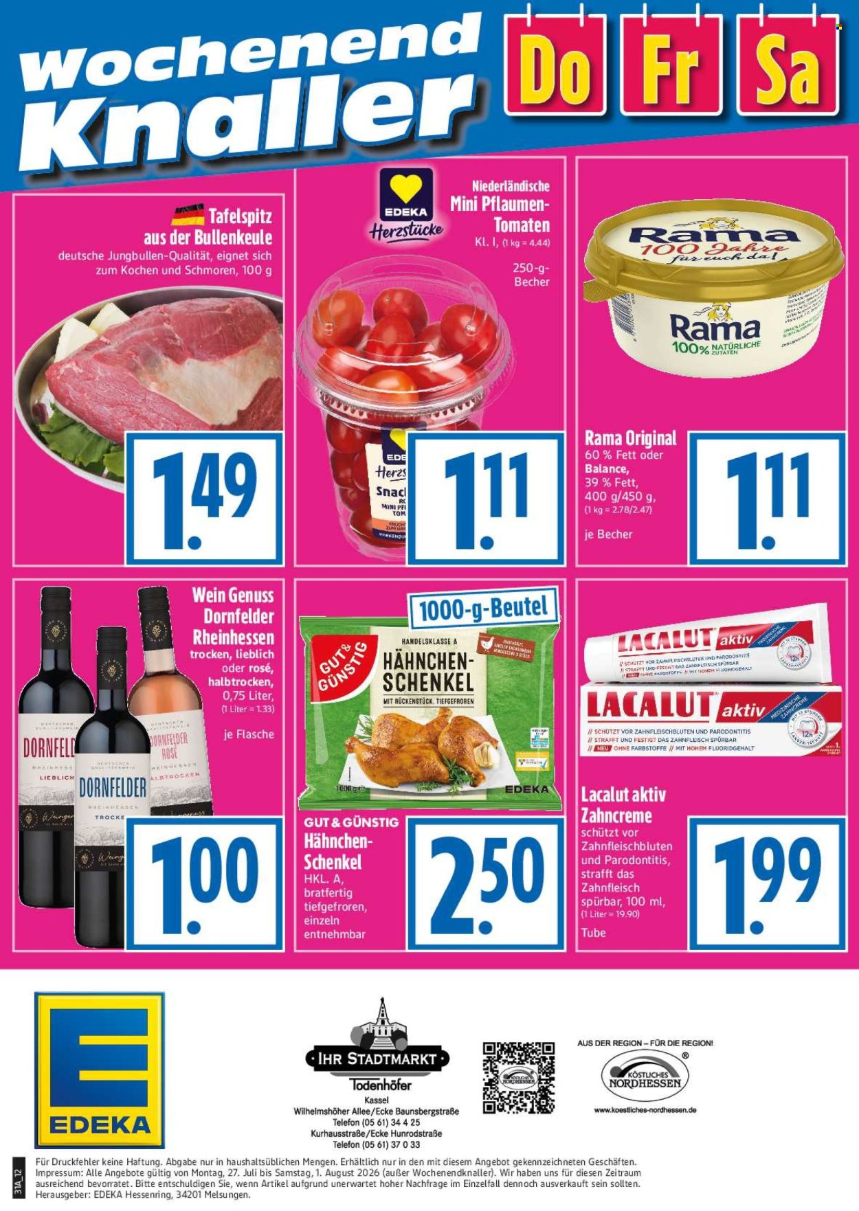 Leták Edeka - 27.7.2026 - 1.8.2026. Strana 12