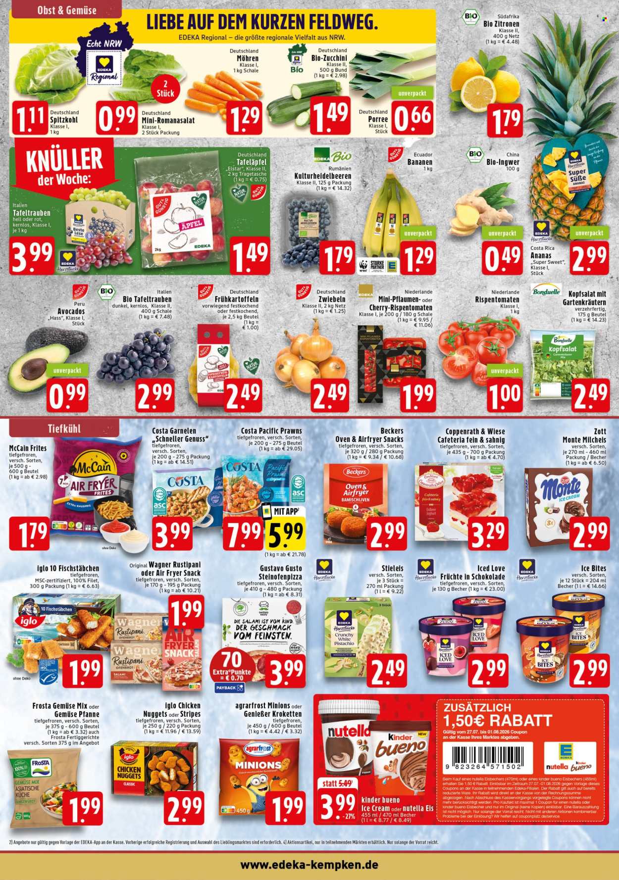 Leták Edeka - 27.7.2026 - 1.8.2026. Strana 4