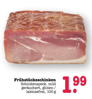 Frühstücksschinken