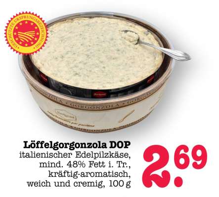 Löffelgorgonzola DOP