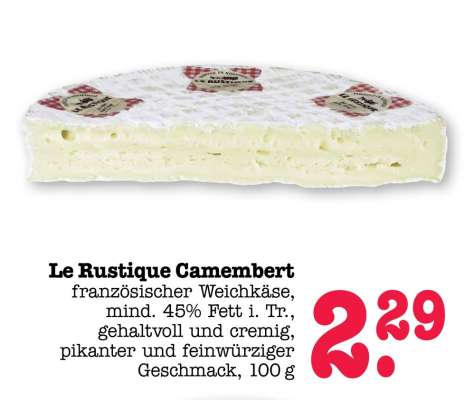 Le Rustique Camembert