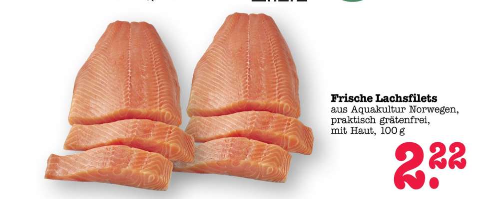 Frische Lachsfilets