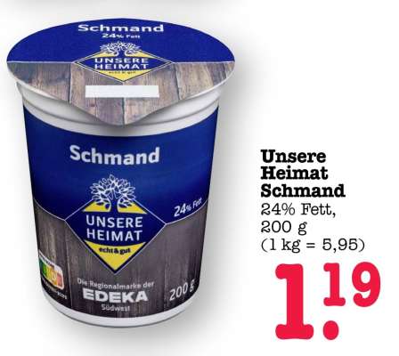 Unsere Heimat Schmand