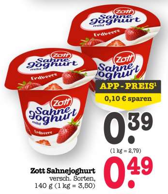 ZOTT Sahnejoghurt