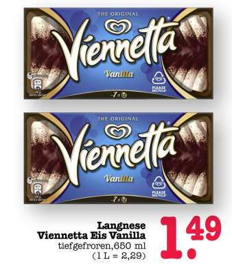 Langnese Viennetta Eis Vanilla