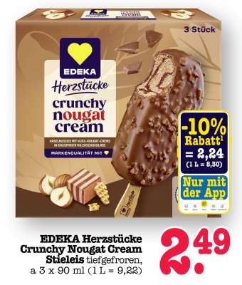 EDEKA Herzstücke Crunchy Nougat Cream