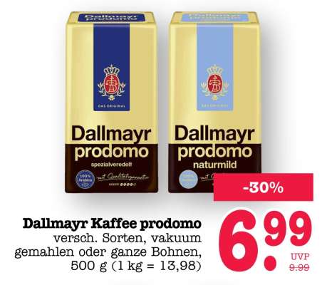 Dallmayr Kaffee prodomo