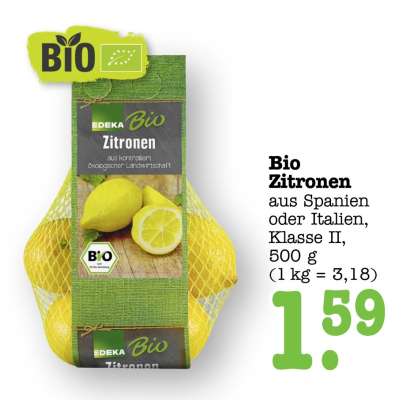 Bio-Zitronen
