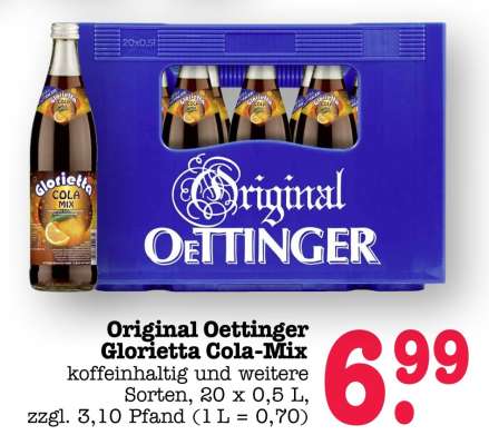 Original Oettinger Glorietta Cola-Mix