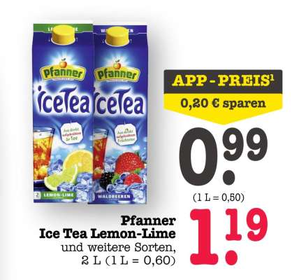 Pfanner Ice Tea Lemon-Lime