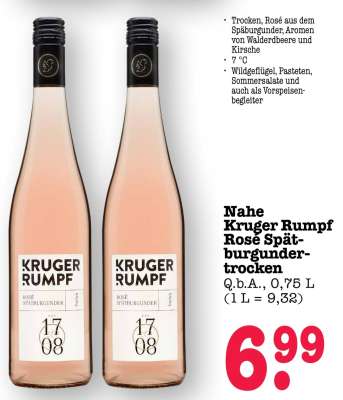 Nahe Kruger Rumpf Rosé Spätburgunder trocken