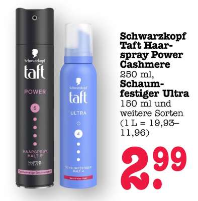 Schwarzkopf Taft Haarspray Power Cashmere