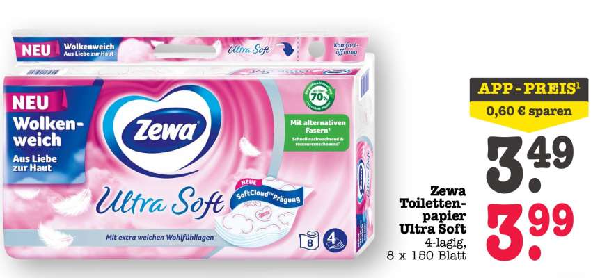 Zewa Toilettenpapier Ultra Soft