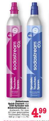 Sodastream Quick Connect oder CO2 Zylinder
