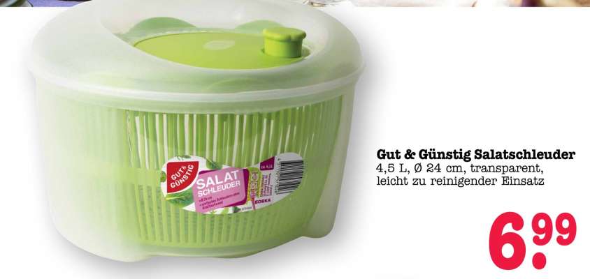Gut & Günstig Salatschleuder