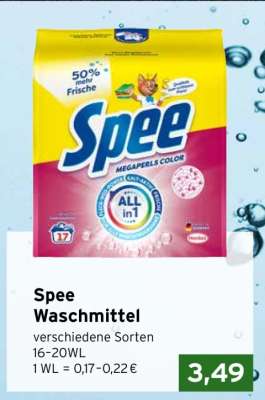 Spee Waschmittel