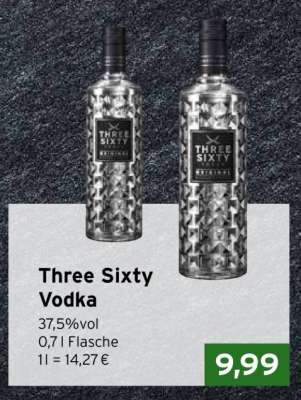 Three Sixty Vodka*