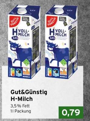 Gut & Günstig H-Milch