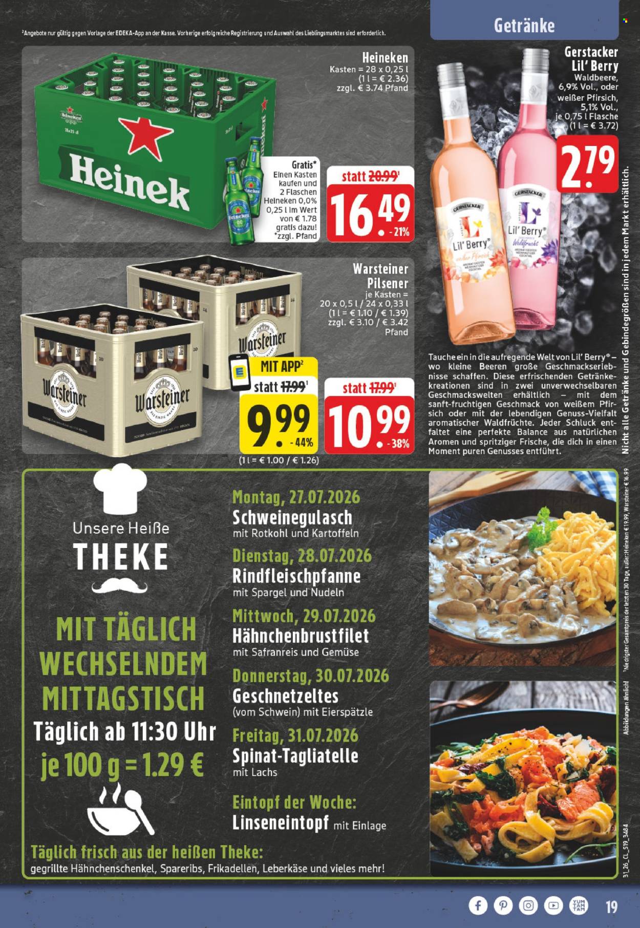 Leták Edeka - 27.7.2026 - 1.8.2026. Strana 19