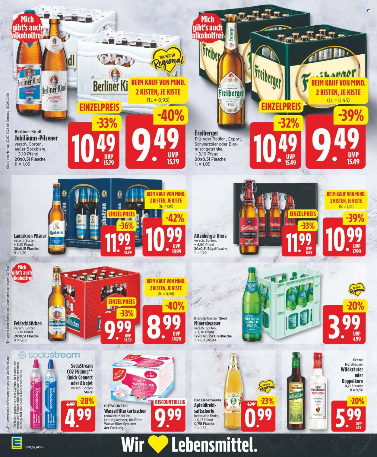 Leták Edeka - 27.7.2026 - 1.8.2026. Strana 16