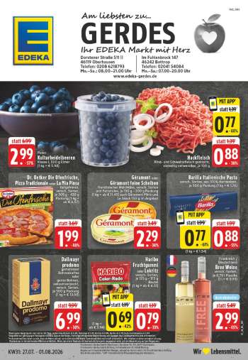 Leták Edeka - 27.7.2026 - 1.8.2026.