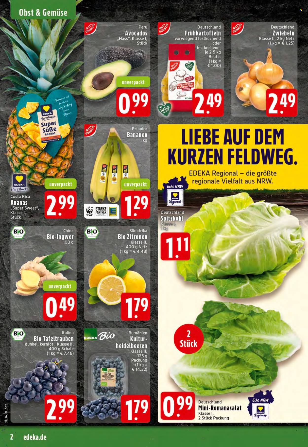 Leták Edeka - 27.7.2026 - 1.8.2026. Strana 2