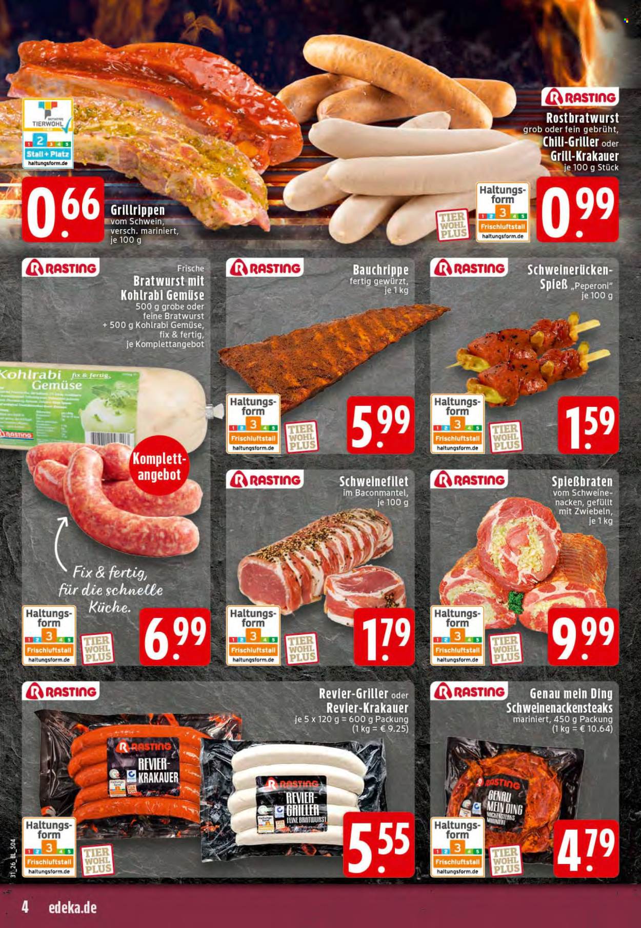 Leták Edeka - 27.7.2026 - 1.8.2026. Strana 4