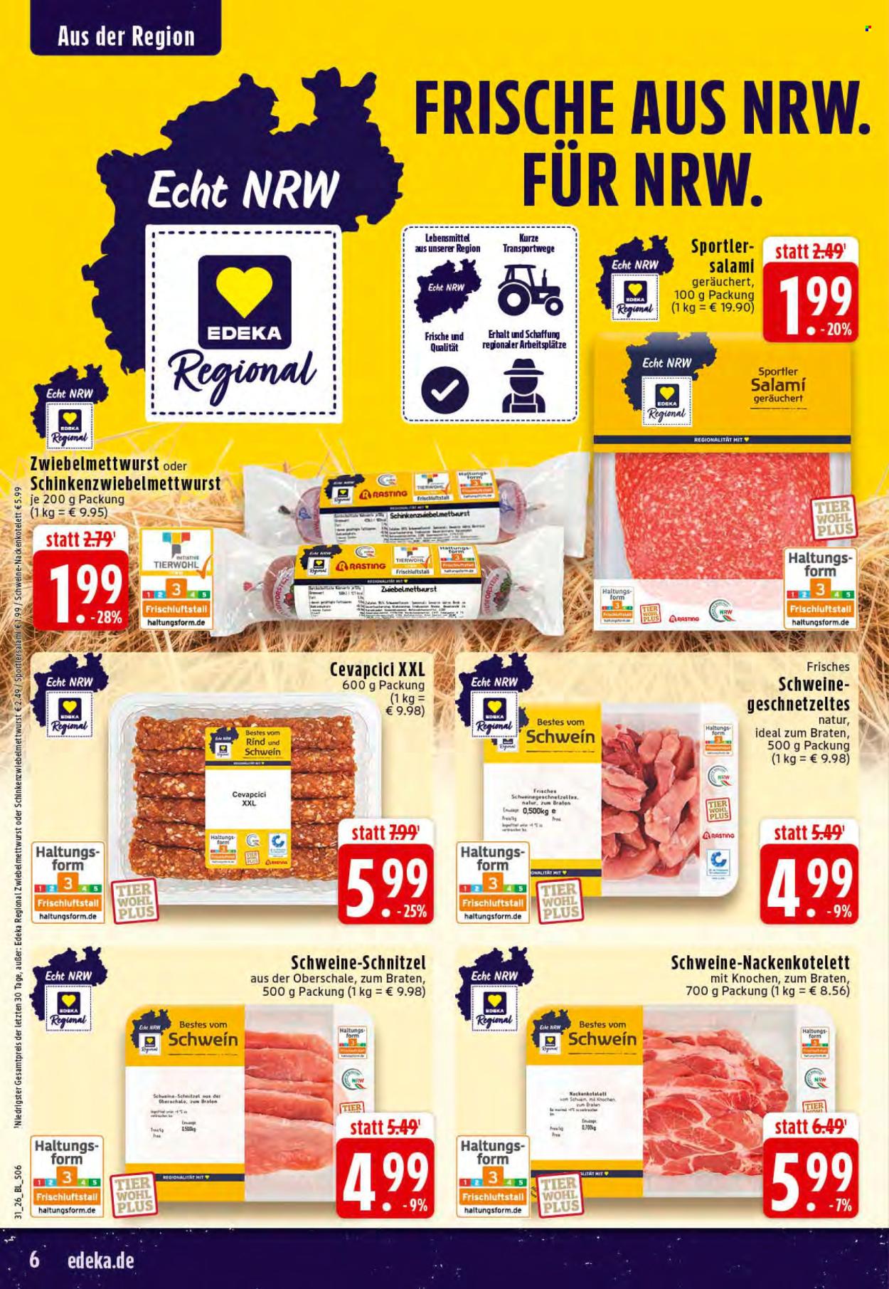 Leták Edeka - 27.7.2026 - 1.8.2026. Strana 6