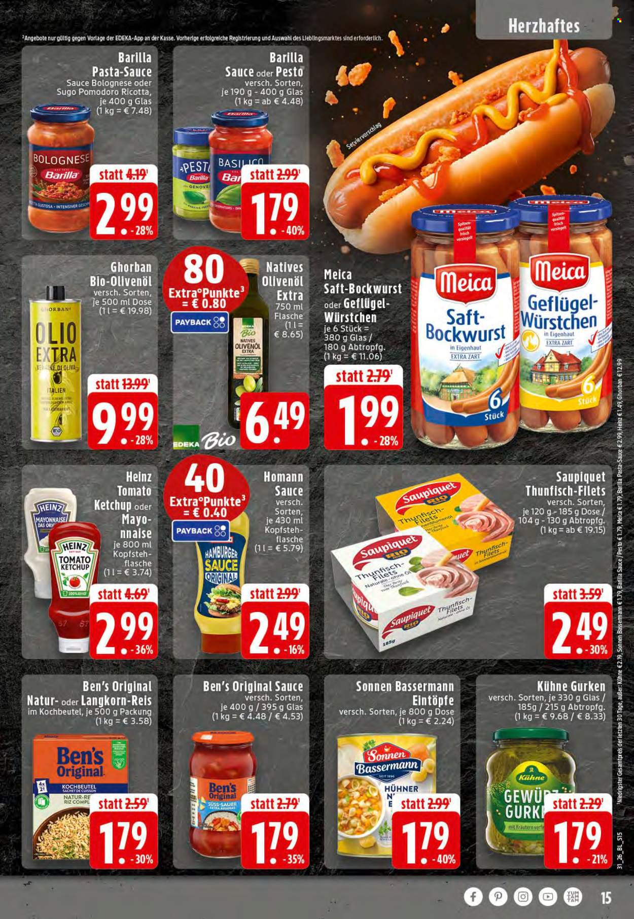 Leták Edeka - 27.7.2026 - 1.8.2026. Strana 15