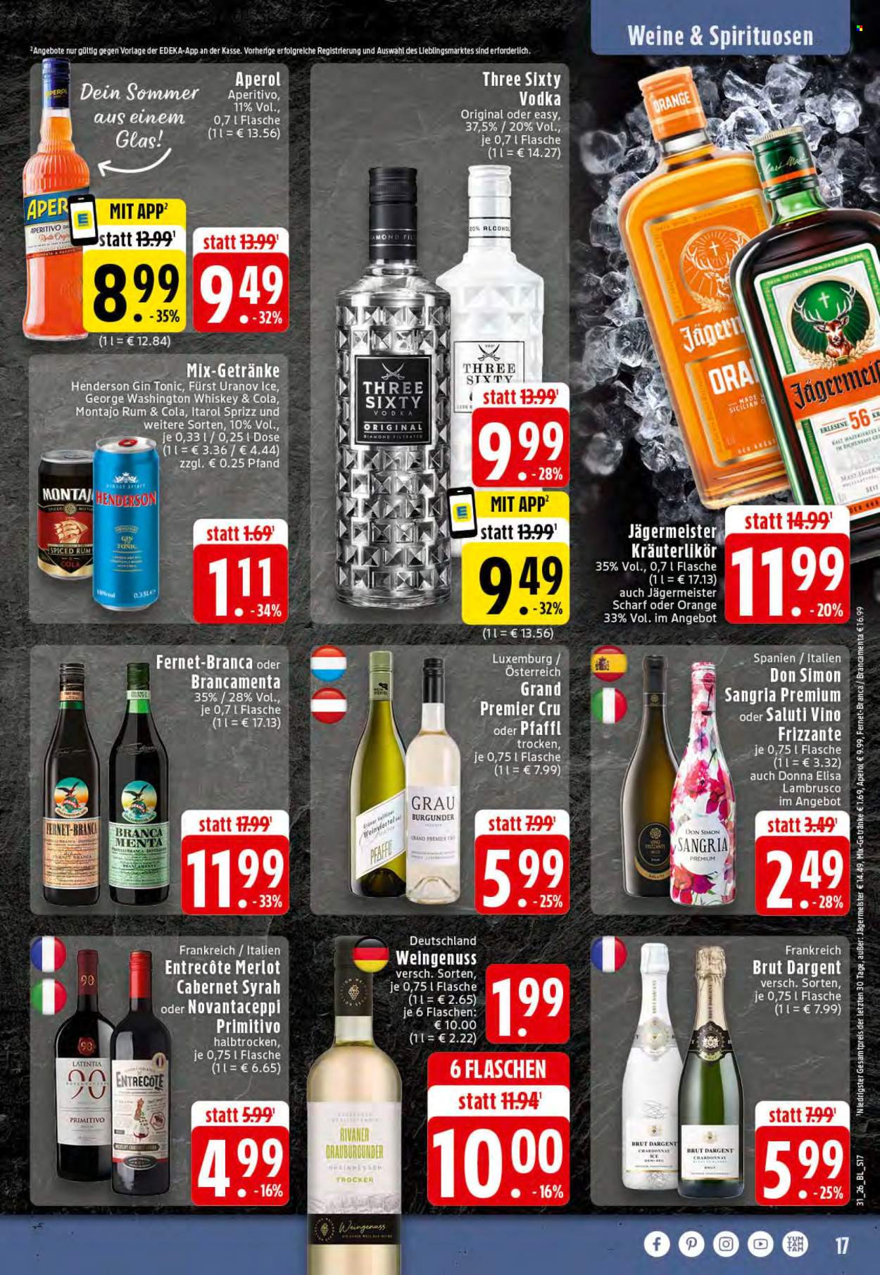 Leták Edeka - 27.7.2026 - 1.8.2026. Strana 17