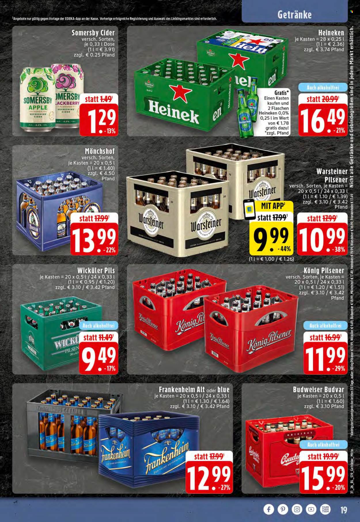 Leták Edeka - 27.7.2026 - 1.8.2026. Strana 19
