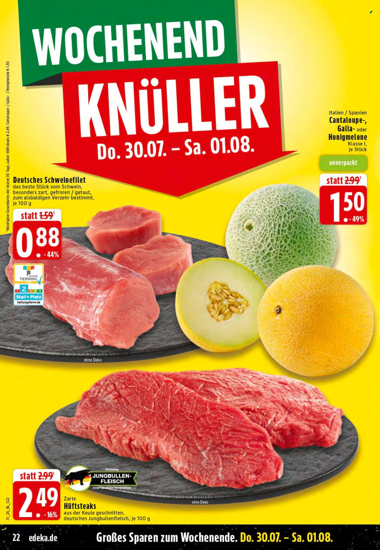 Leták Edeka - 27.7.2026 - 1.8.2026. Strana 22